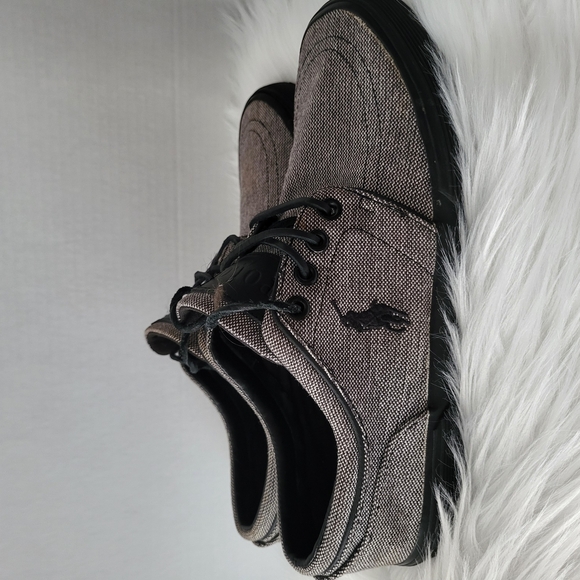 Polo Men's Black Casual Shoes, Size 8 - Picture 4 of 8